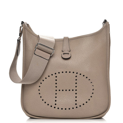 Hermes Taurillon Clemence Evelyne III PM Gris Tourterelle 1 of 7