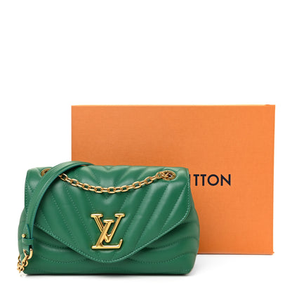 Louis Vuitton Calfskin New Wave Chain Bag MM NM Emerald 15 of 15
