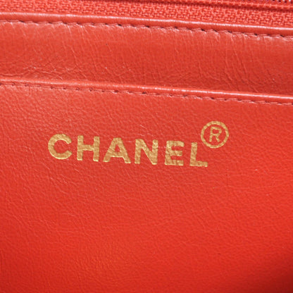 Chanel Suede Quilted Medium Flap Red 10 of 11