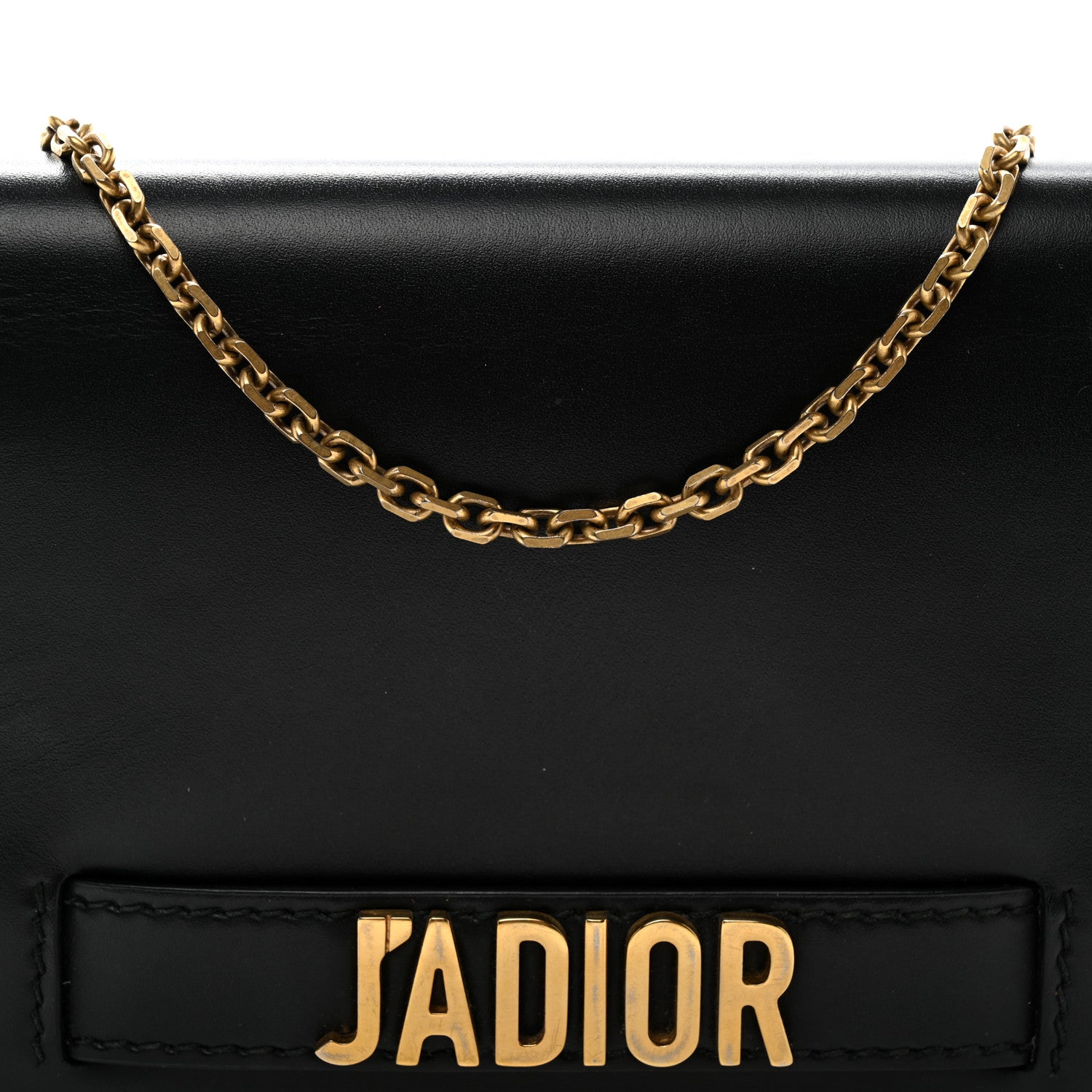 Christian Dior Calfskin J'Adior Wallet on Chain Pouch Black 11 of 13