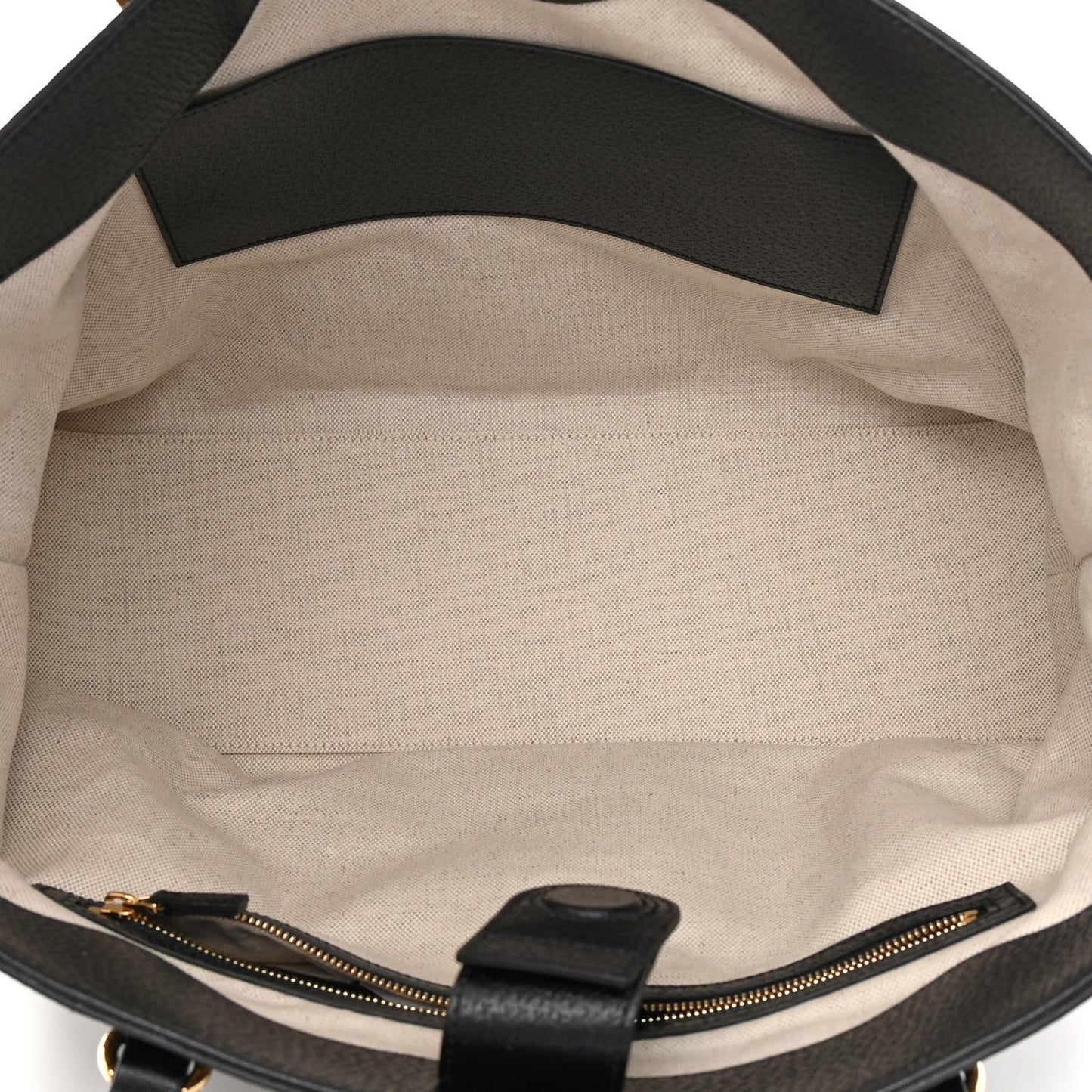 Jacquard Black Denim GG Monogram Medium Ophidia Shopping Tote Black Ivory