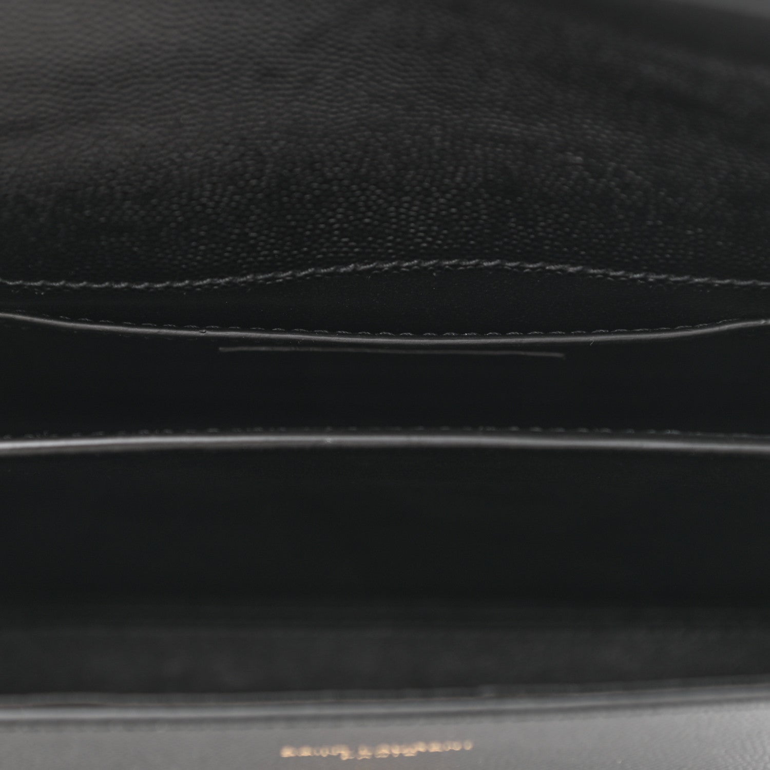 Saint Laurent Grain de Poudre Mini Classic Monogram Cassandra Top Handle Black 5 of 9