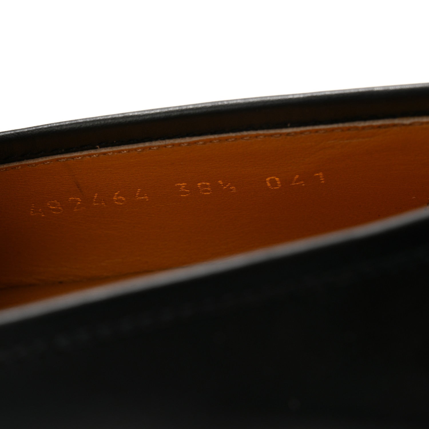 Gucci Calfskin Womens Jordaan Loafers 38.5 Black 8 of 11