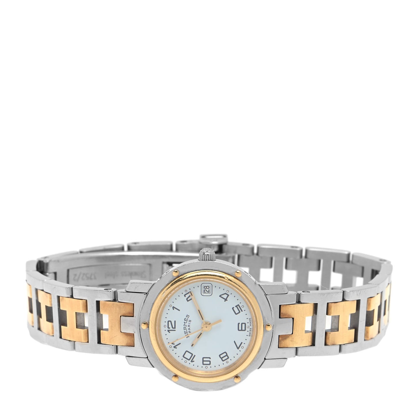 Stainless Steel 24mm Clipper Quartz Watch Gold