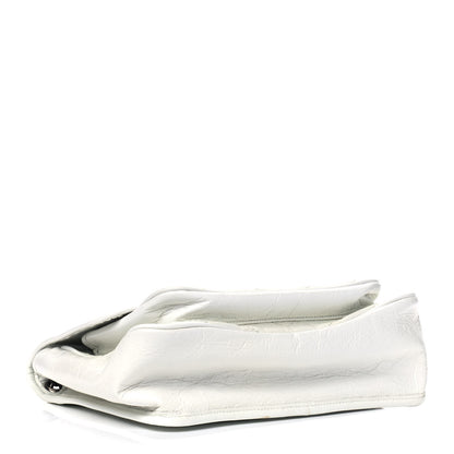 Saint Laurent Crinkled Calfskin Matelasse Monogram Medium Niki Chain Satchel Dirty White 3 of 6