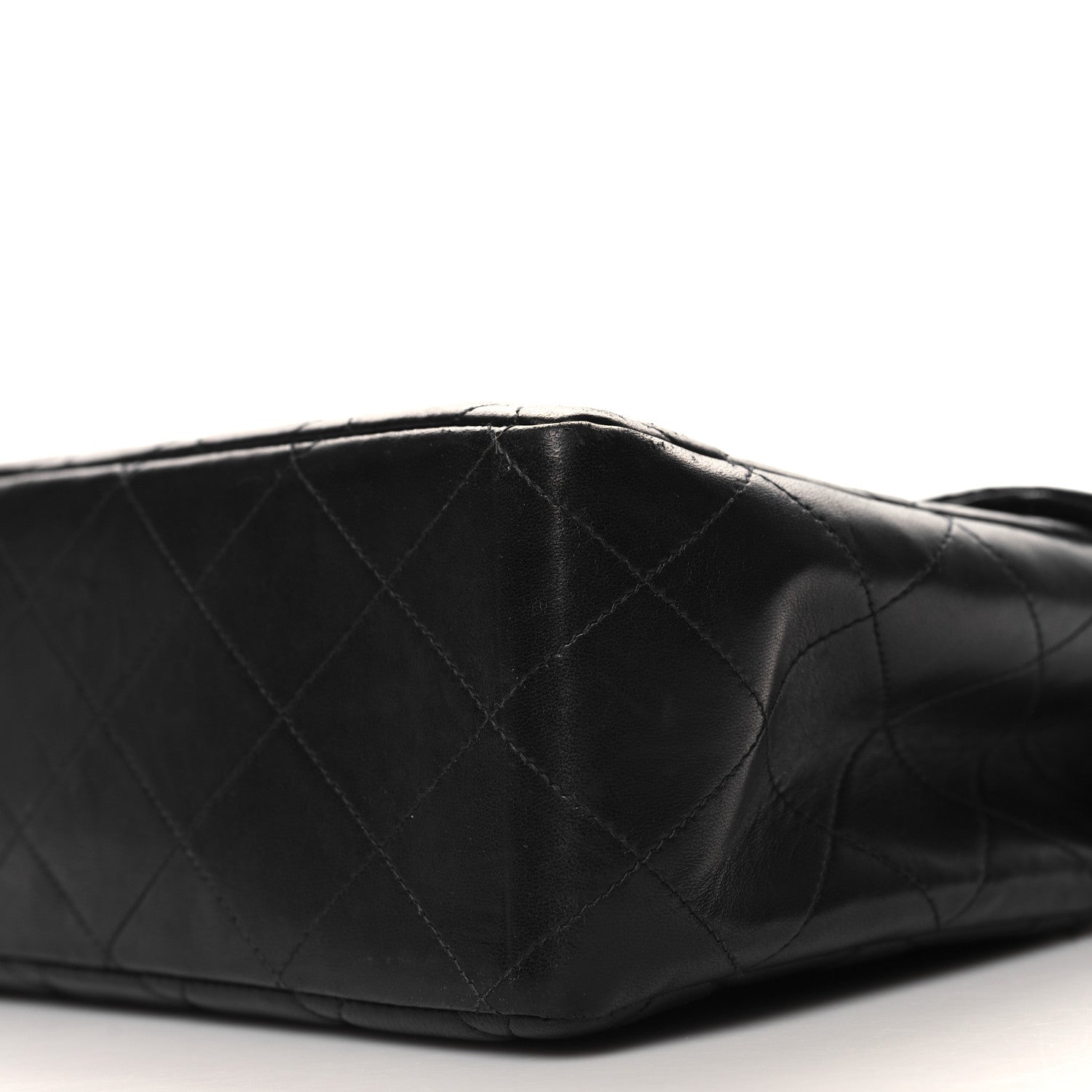 Chanel Lambskin Quilted Jumbo Single Flap Black 10 of 11