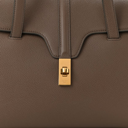 Celine Grained Calfskin Medium Soft 16 Bag Beige 7 of 10