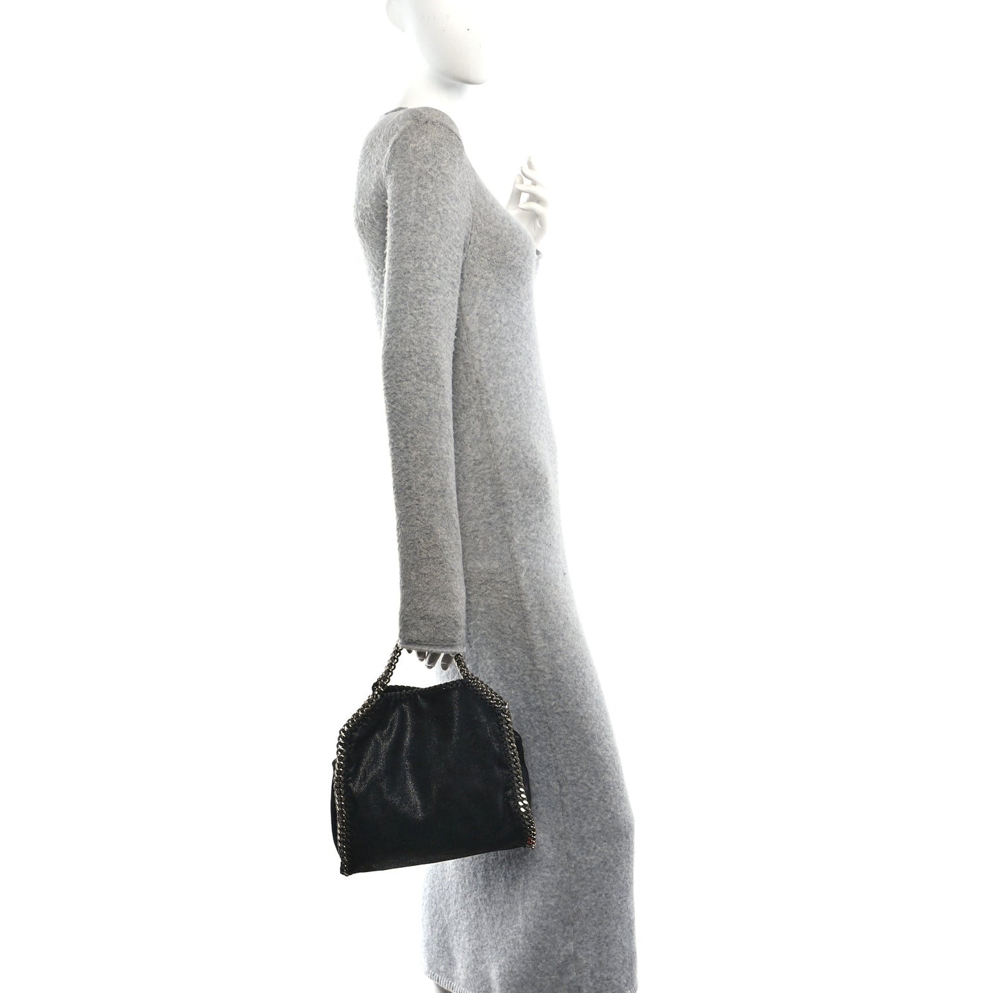 Shaggy Deer Mini Falabella Tote Black
