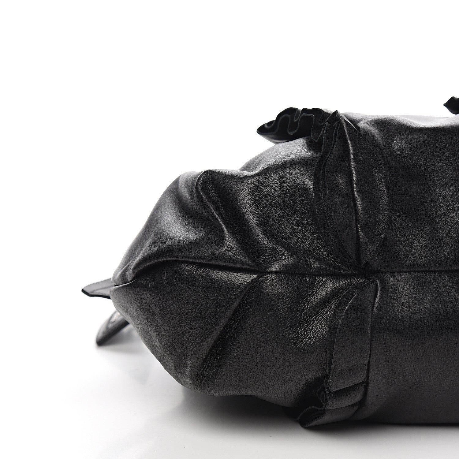 Prada Nappa Ruffle Bag Black 7 of 10