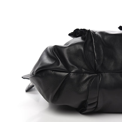 Prada Nappa Ruffle Bag Black 7 of 10