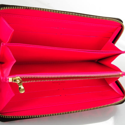 Louis Vuitton Monogram Graffiti Zippy Wallet Fuchsia 5 of 7