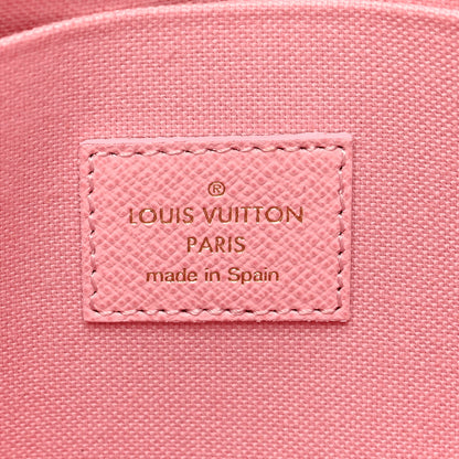 Louis Vuitton Damier Ebene Studded Pochette Felicie Chain Wallet 7 of 10