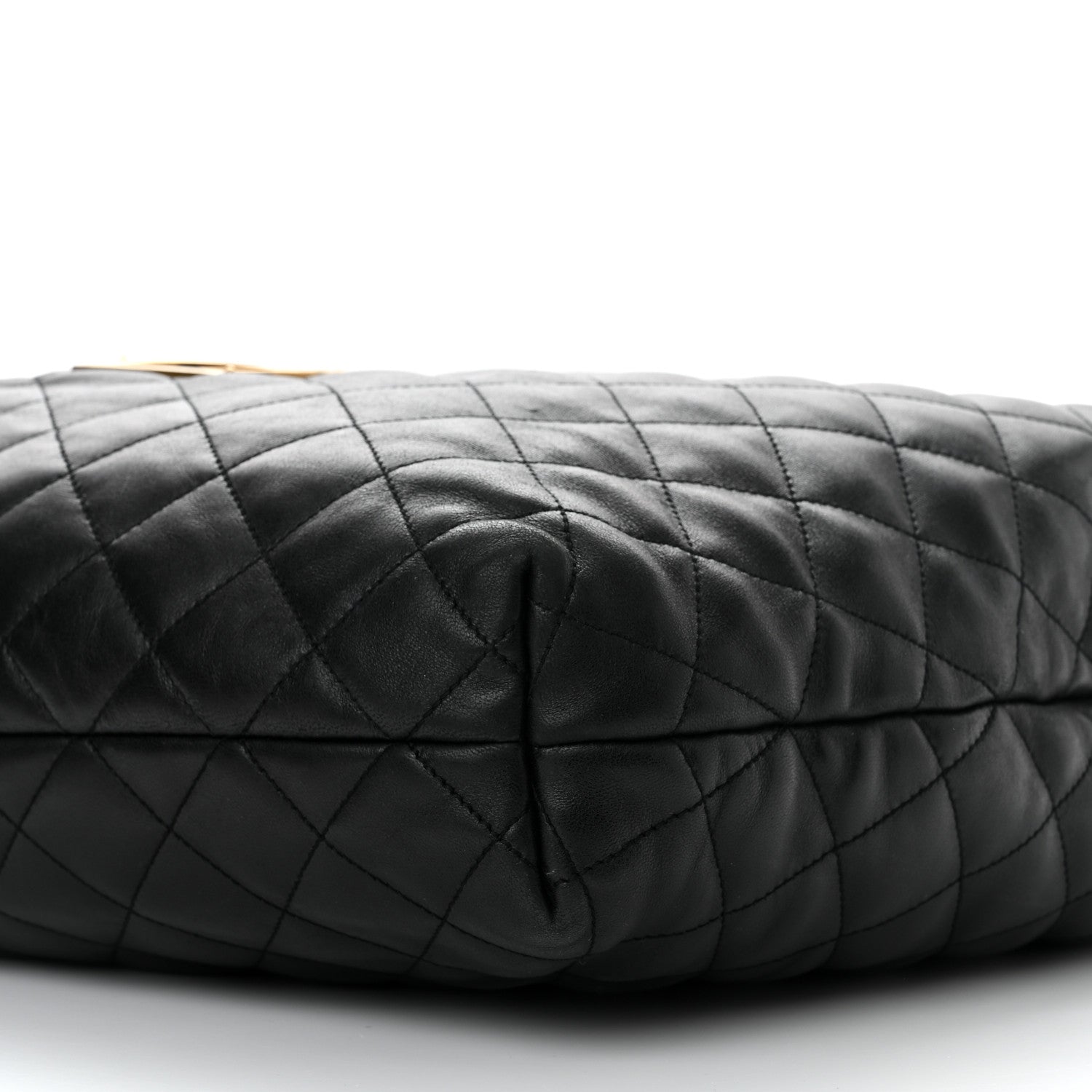 Saint Laurent Lambskin Quilted Maxi Icare Shopping Tote Black 10 of 10