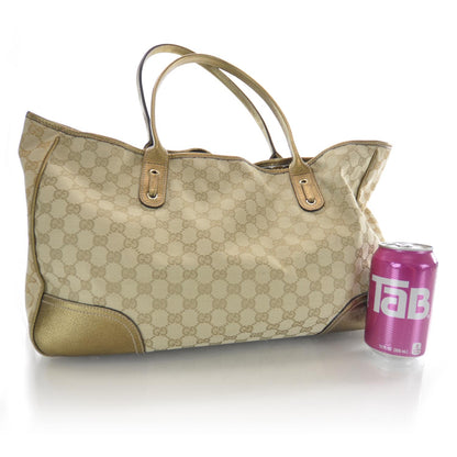 Gucci Monogram Large Princy Tote Metallic 3 of 8