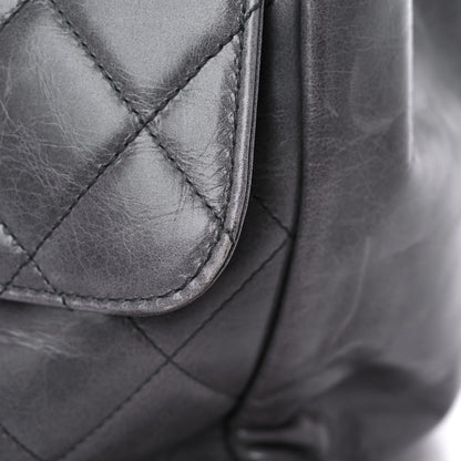 Chanel Glazed Calfskin Quilted Large CC Delivery Tote Grey 18 of 18