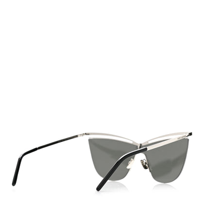 Saint Laurent SL249 Cat Eye Sunglasses Silver 4 of 7