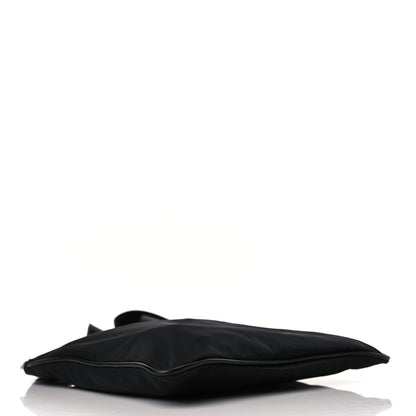 Prada Tessuto Nylon Flat Messenger Bag Black 3 of 8