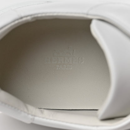 Hermes Calfskin Day Sneakers 41.5 White 8 of 9