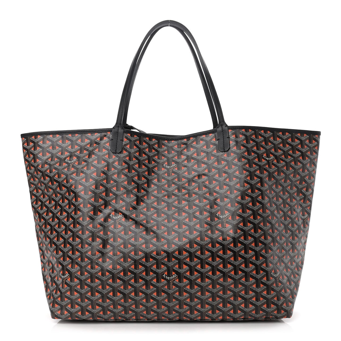 Goyardine Saint Louis Claire Voie GM Black Orange