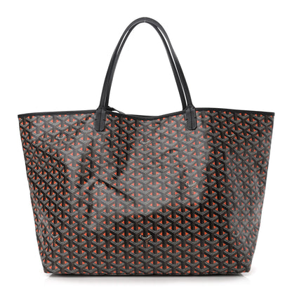 Goyard Goyardine Saint Louis Claire Voie GM Black Orange 1 of 10