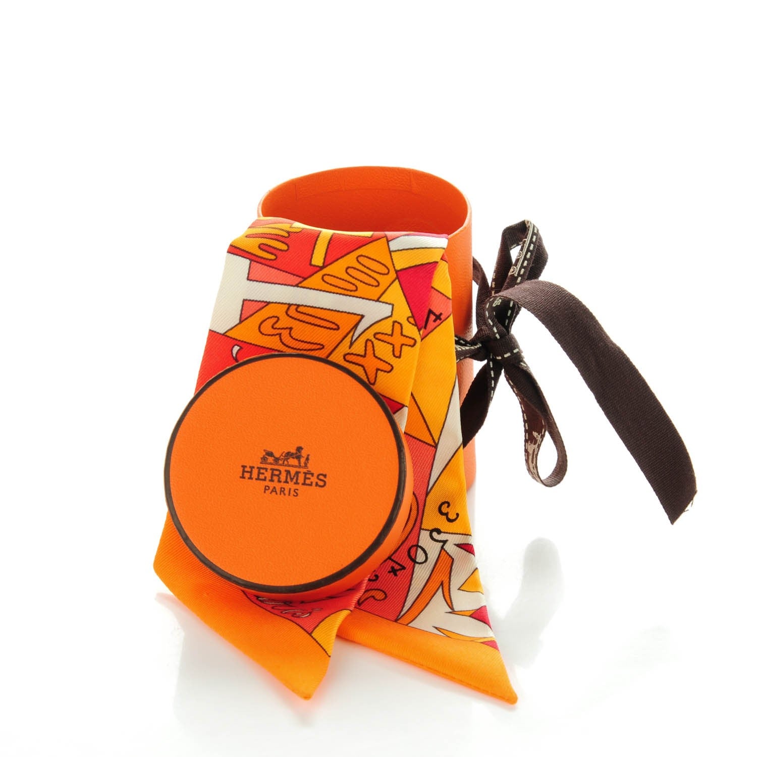 Hermes Silk Le Nombre D'Or Twilly 6 of 6