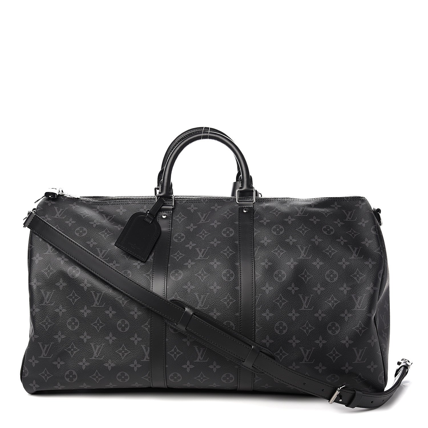 Louis Vuitton Monogram Eclipse Keepall Bandouliere 55 1 of 9