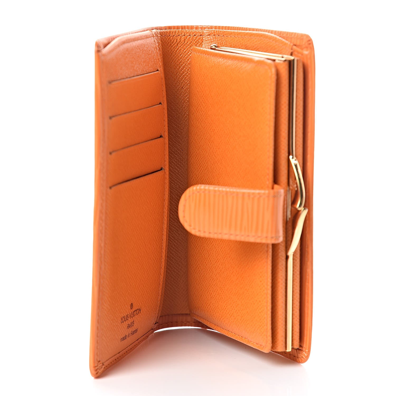Louis Vuitton Epi French Purse Wallet Mandarin 5 of 8