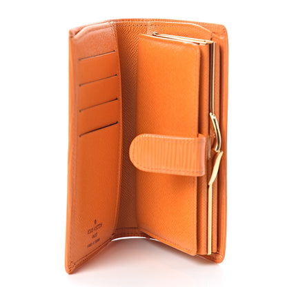 Louis Vuitton Epi French Purse Wallet Mandarin 5 of 8