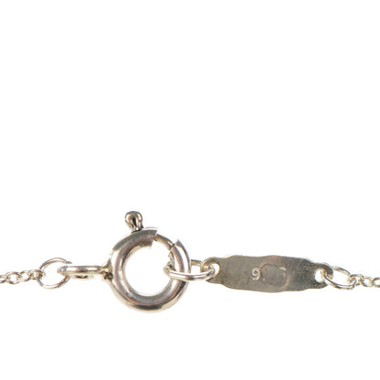 Tiffany Sterling Silver Notes Heart Tag Charm Necklace 6 of 7