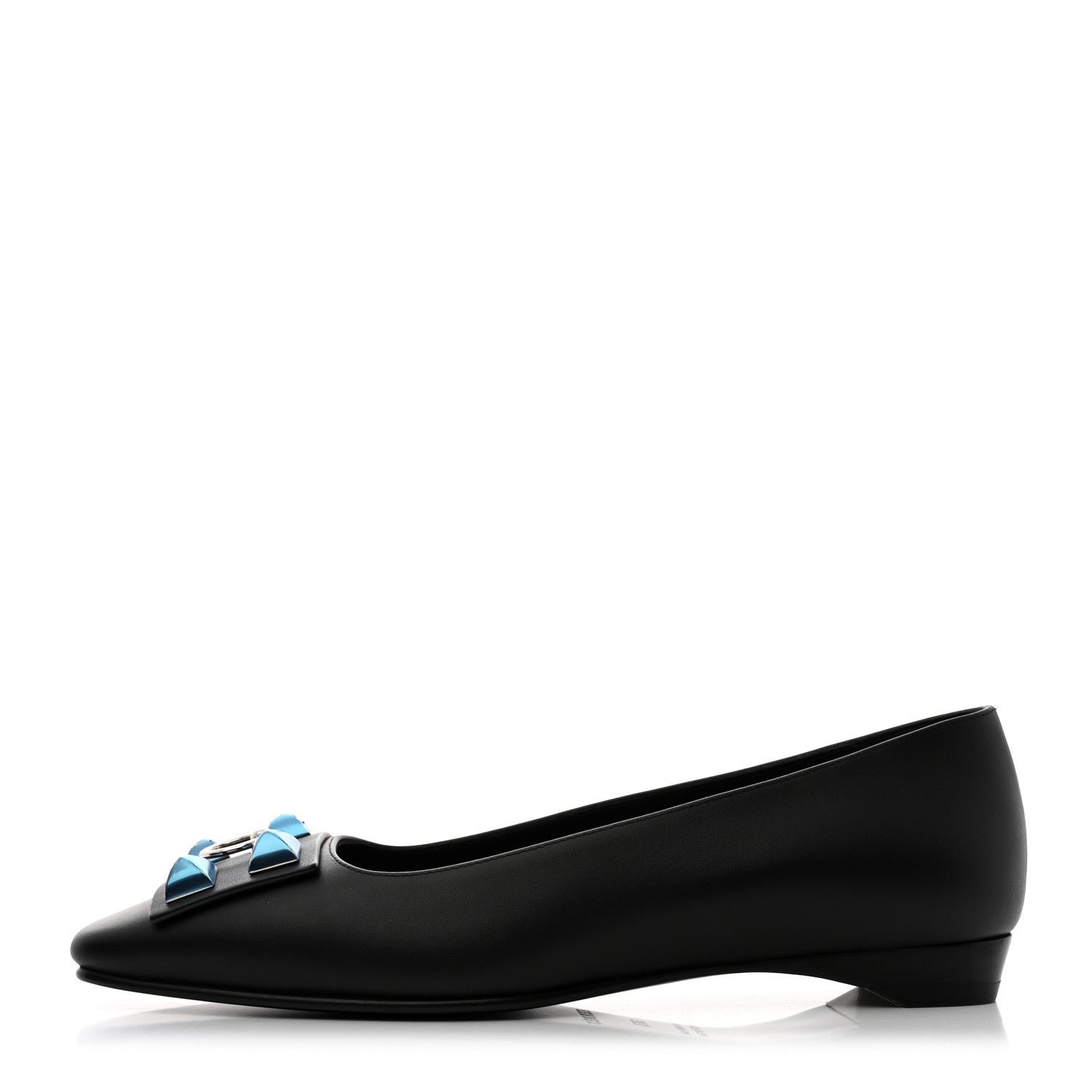 Hermes Calfskin Danseuse Ballerina Flats 36.5 Black 1 of 9