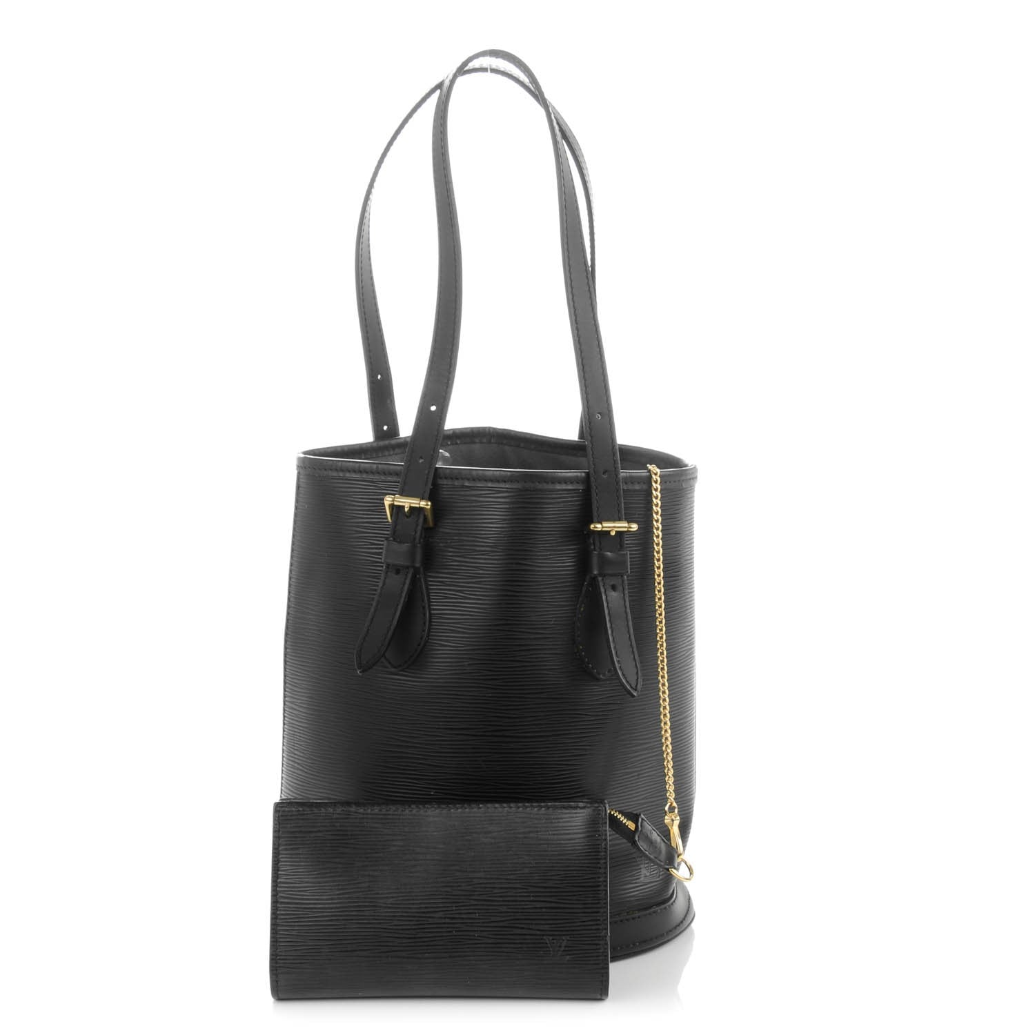 Louis Vuitton Epi Petit Bucket 23 Black 1 of 8