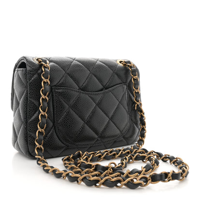 Chanel Grained Lambskin Quilted Mini Flap Black 3 of 11