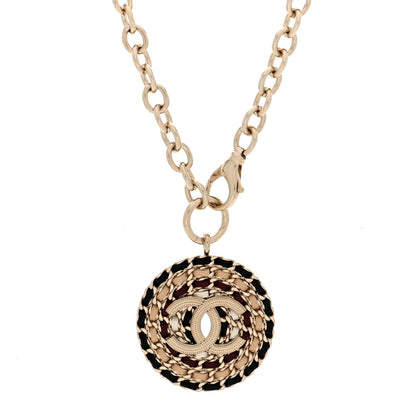 Chanel Lambskin Chain CC Necklace Gold 1 of 5