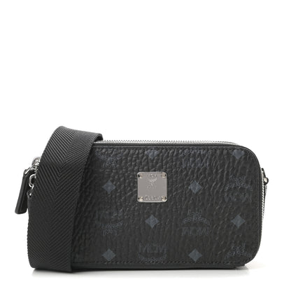 MCM Visetos Double Zip Camera Bag Black 1 of 11
