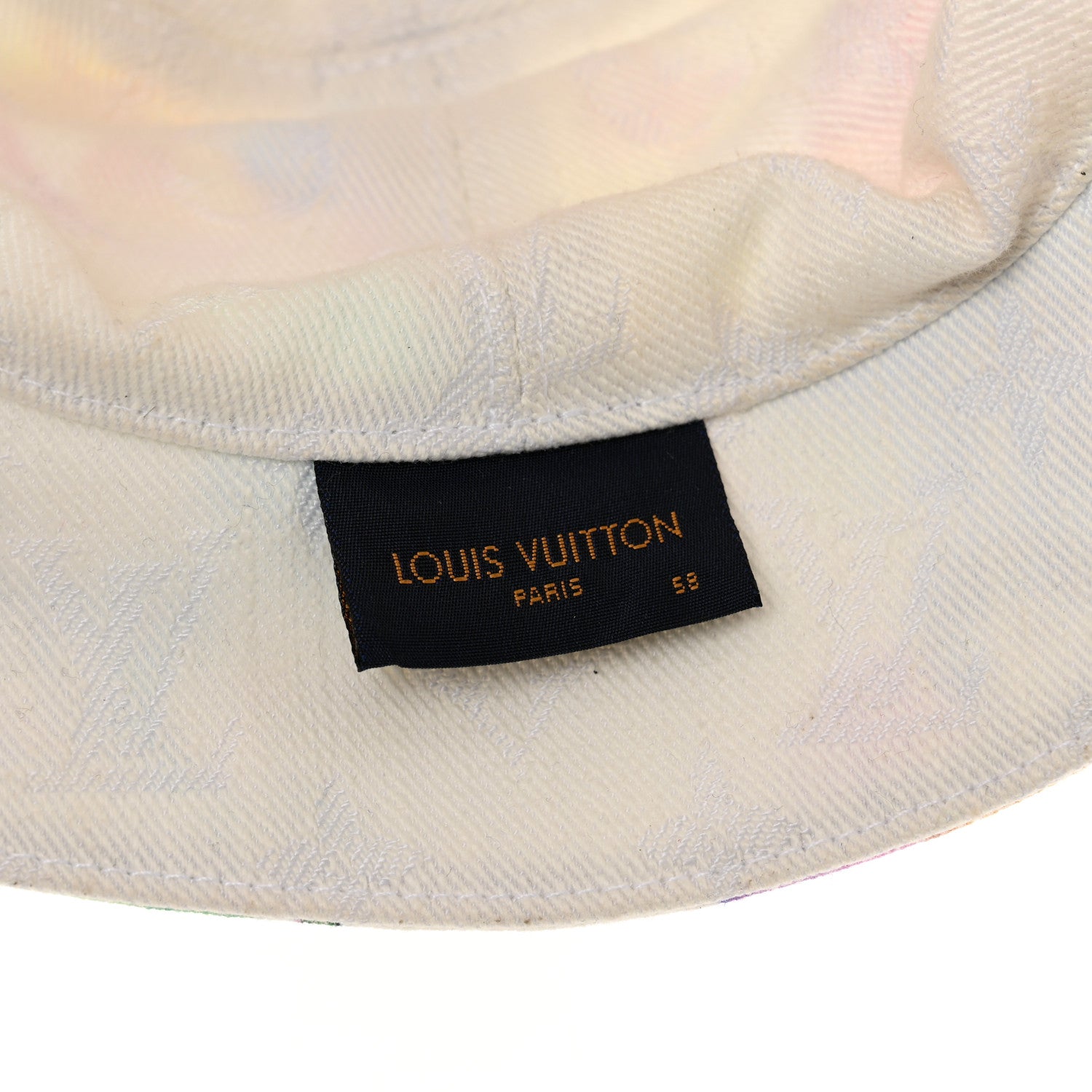 Louis Vuitton Watercolor Cotton Transformable Bob Bucket Hat 58 Multicolor 6 of 8