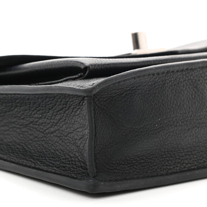 Louis Vuitton Soft Calfskin My Lockme Chain Pochette Black 8 of 11