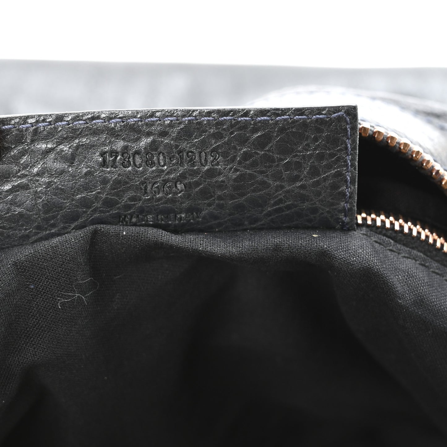 Agneau Giant 21 Rose Gold Hardware Work Anthracite