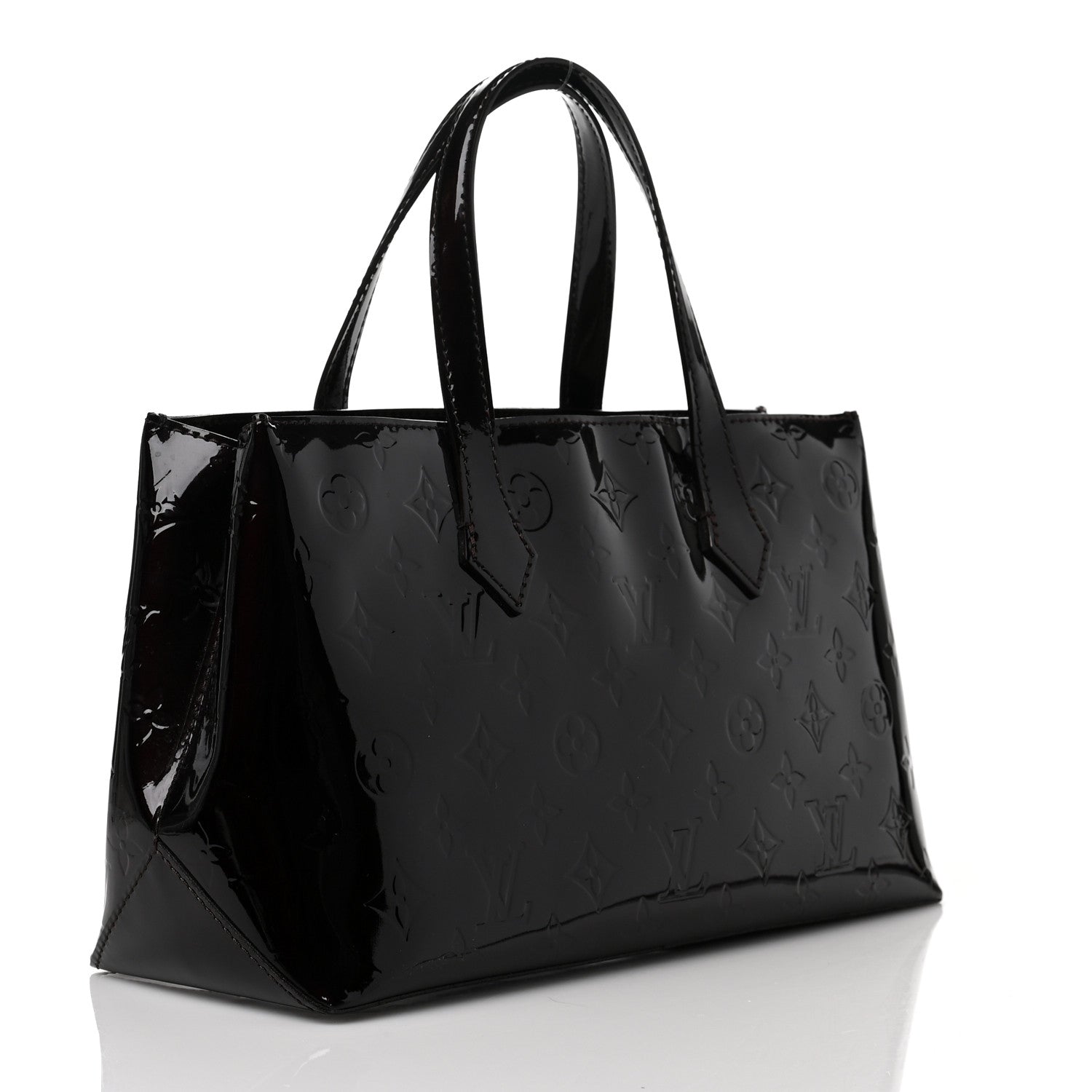 Louis Vuitton Vernis Wilshire PM Amarante 3 of 8