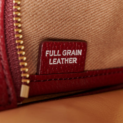 Marc Jacobs Grained Calfskin Small The Tote Bag Cherry 7 of 11