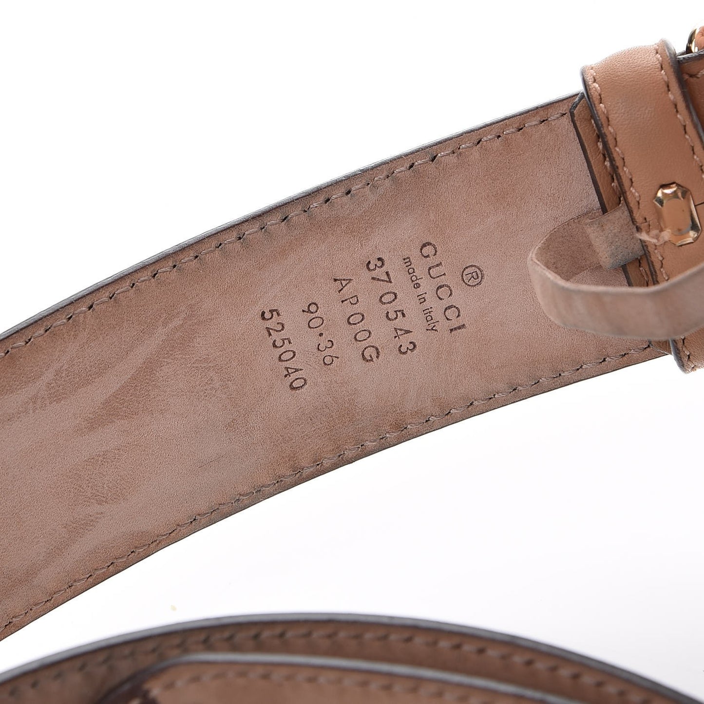 Calfskin Interlocking G 37mm Belt 90 36 Camelia
