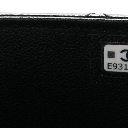 Chanel Lambskin Quilted Rectangular Phone Holder Clutch With Chain Black 7 of 11