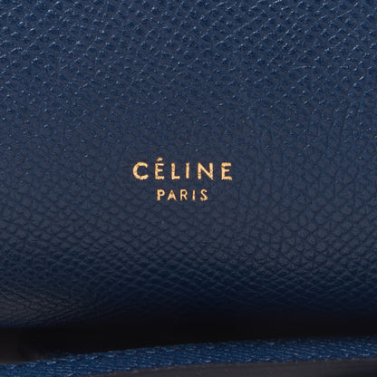 Celine Grained Calfskin Mini Belt Bag Lazuli 7 of 8