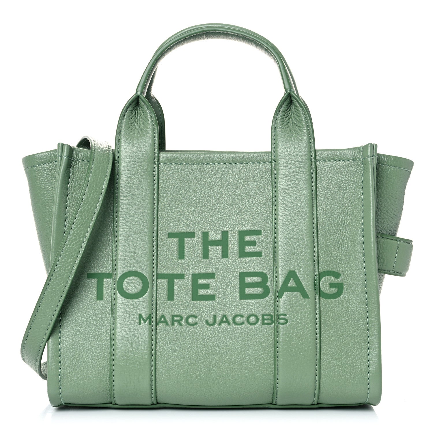 Marc Jacobs Grained Calfskin Small The Tote Bag Aspen Green 1 of 12