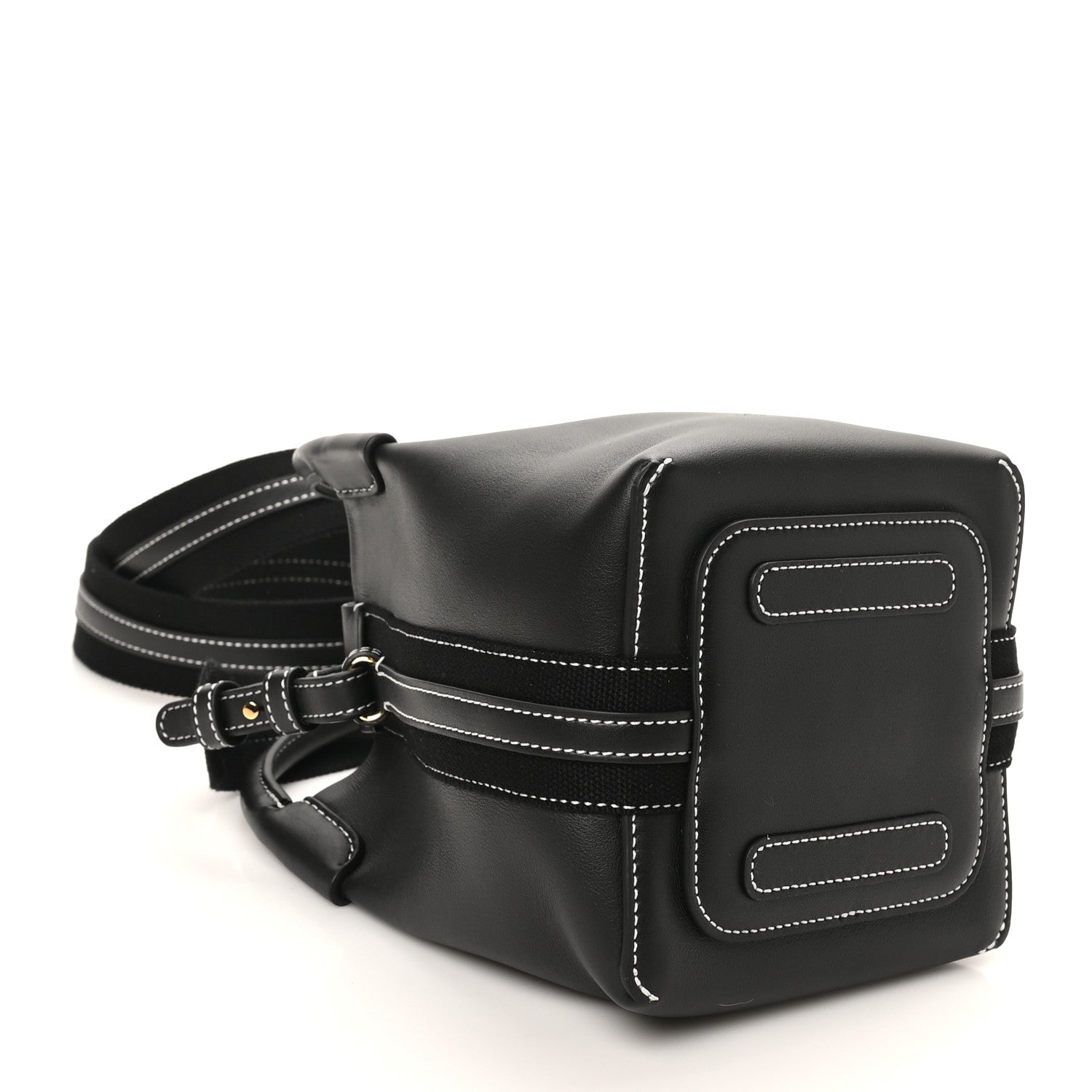 Loro Piana Smooth Calfskin Micro Bale Bag Black 4 of 9