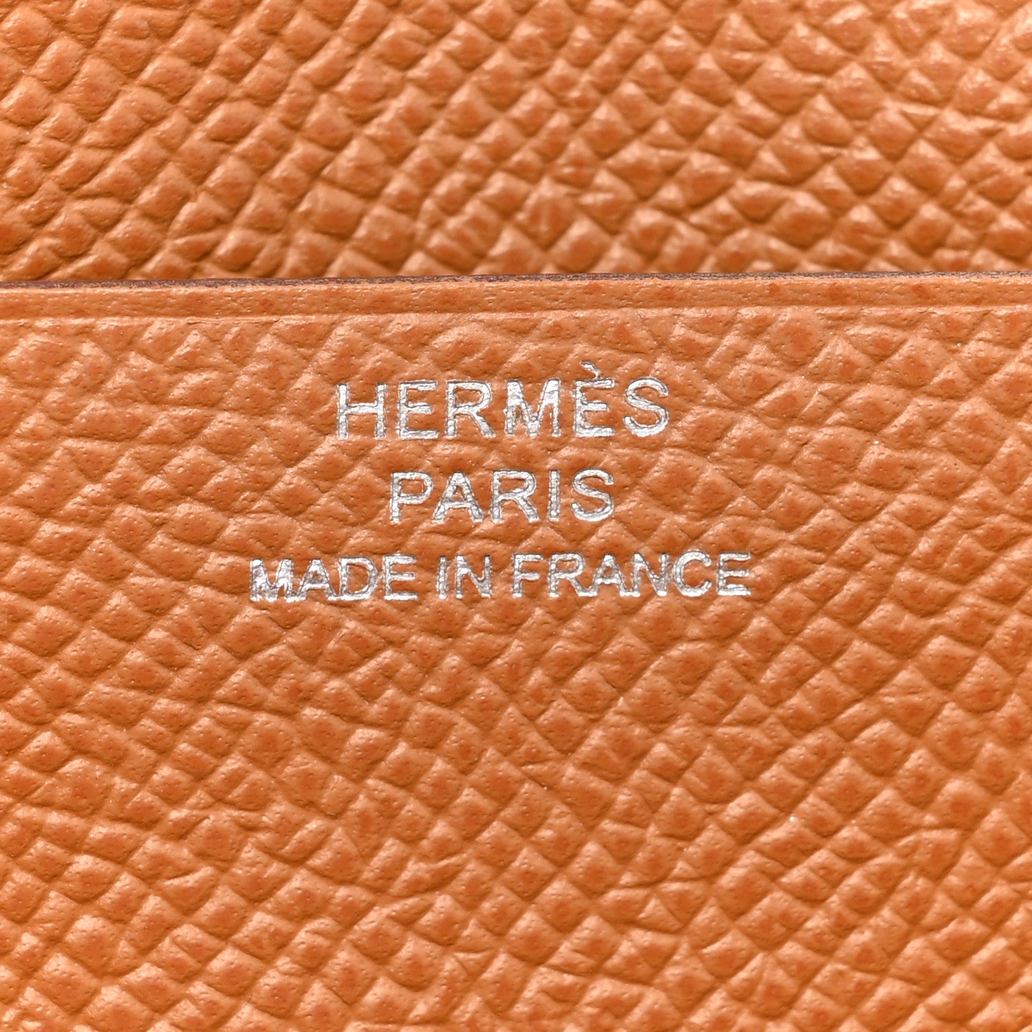 Hermes Epsom Bearn Gusset Wallet Gold 7 of 11
