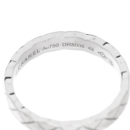 Chanel 18K White Gold Mini Coco Crush Ring 48 4.5 4 of 5