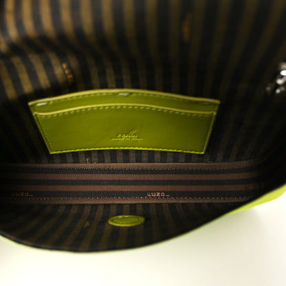 Fendi Silk Satin Phone Baguette Wasabi 5 of 11