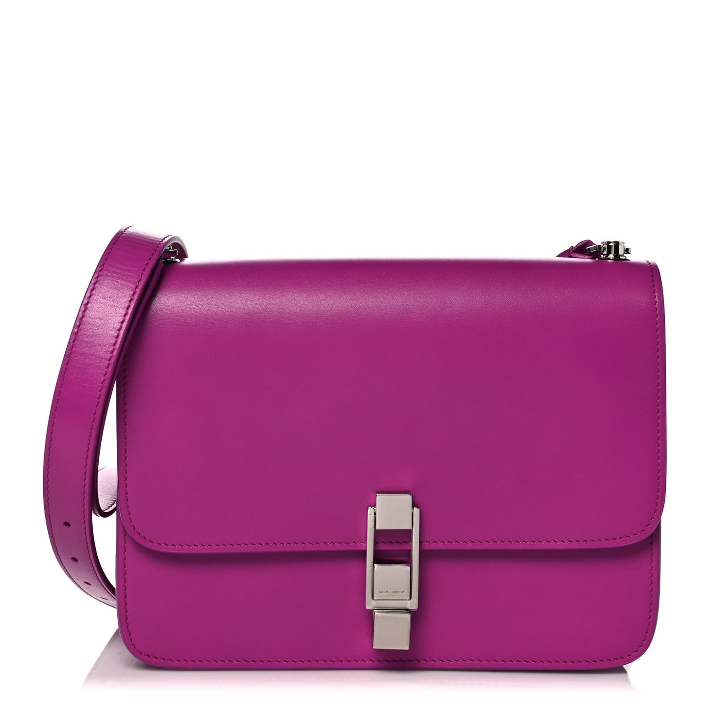 Smooth Calfskin Le Carre Shoulder Bag Purple