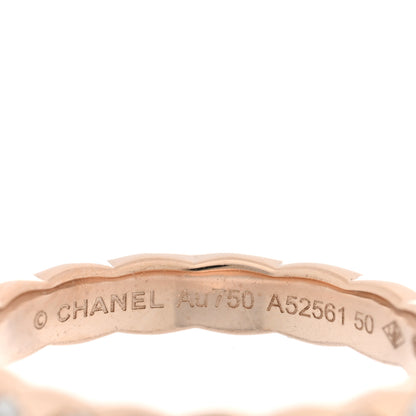 Chanel 18K Beige Gold Diamond Mini Coco Crush Ring 50 5.25 4 of 4