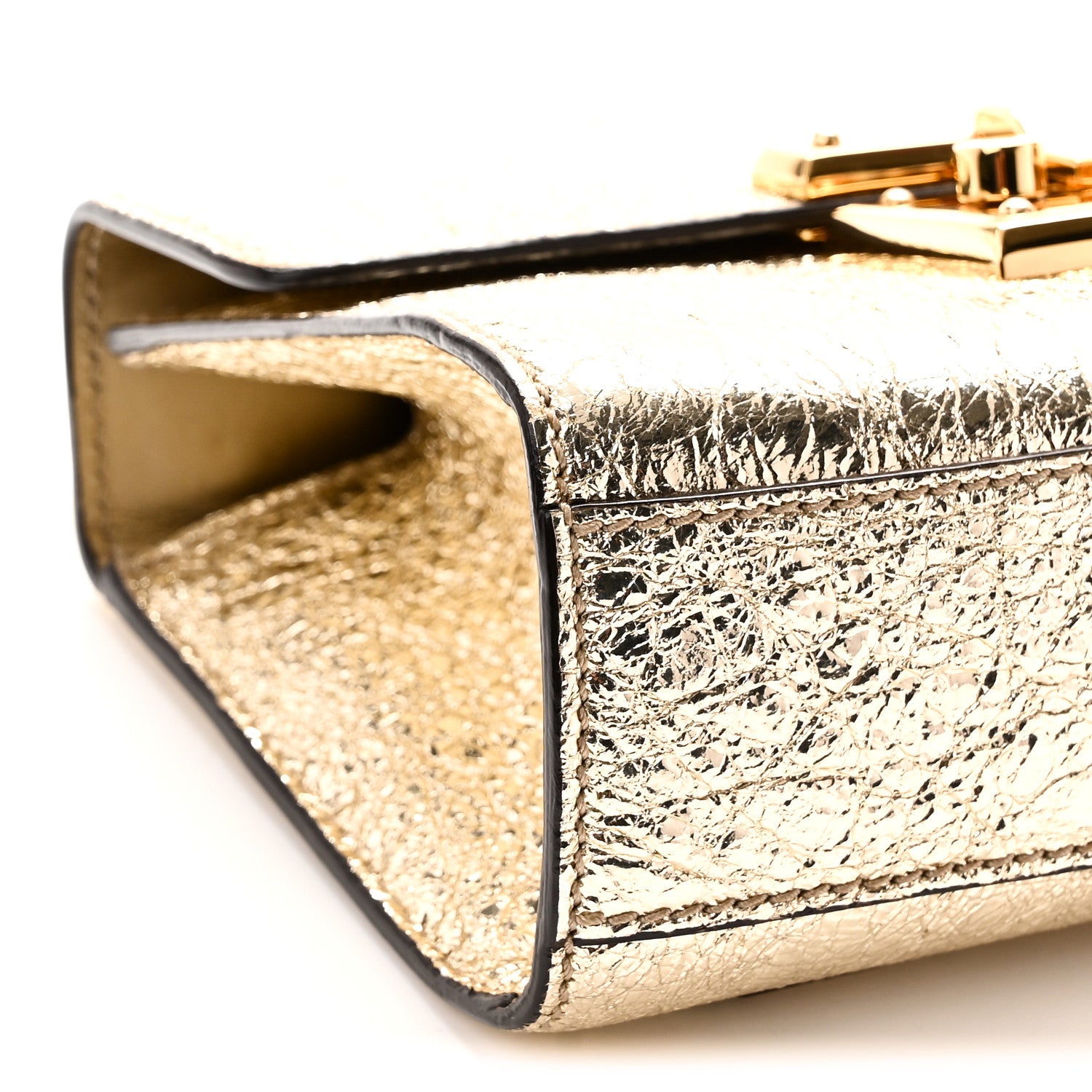 Gucci Galassia Small Padlock Shoulder Bag Platino 9 of 11